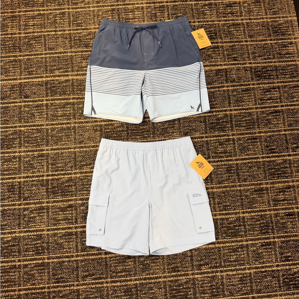 Eddie Bauer Light Blue Swim Shorts